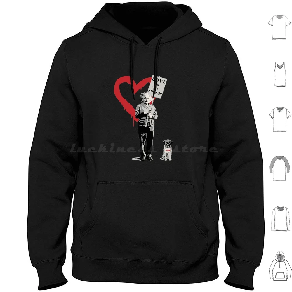 

Футболка Banksy Banksy Love Is The Answer Толстовки с длинным рукавом Футболка Banksy Love Is The Answer