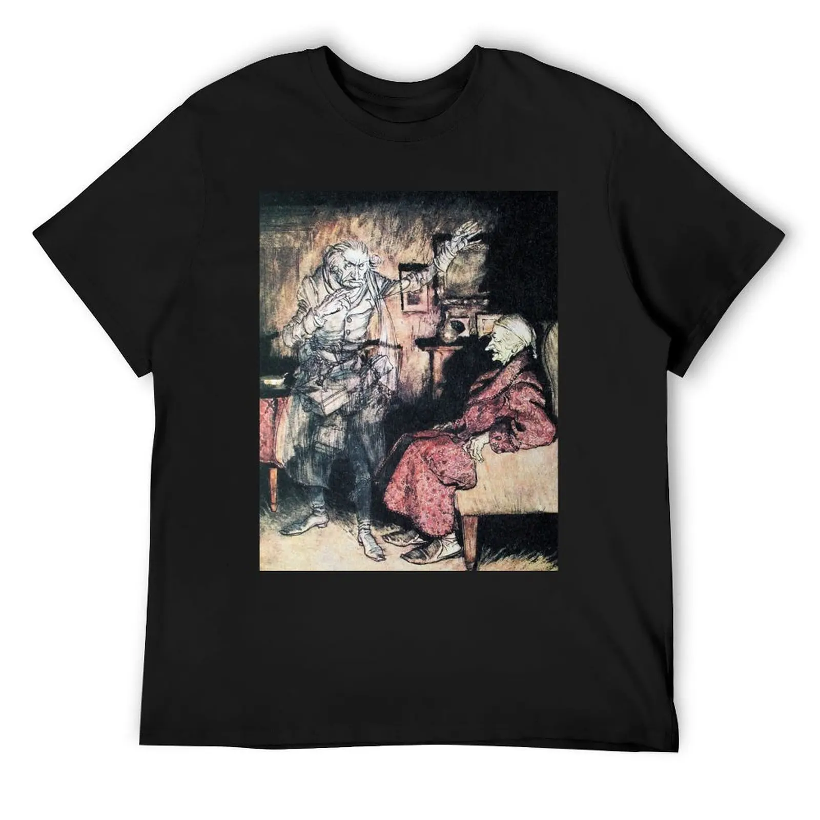 

Jacob Marley - A Christmas Carol - Arthur Rackham T-Shirt anime stuff Anime t-shirt shirts graphic funny t shirts for men