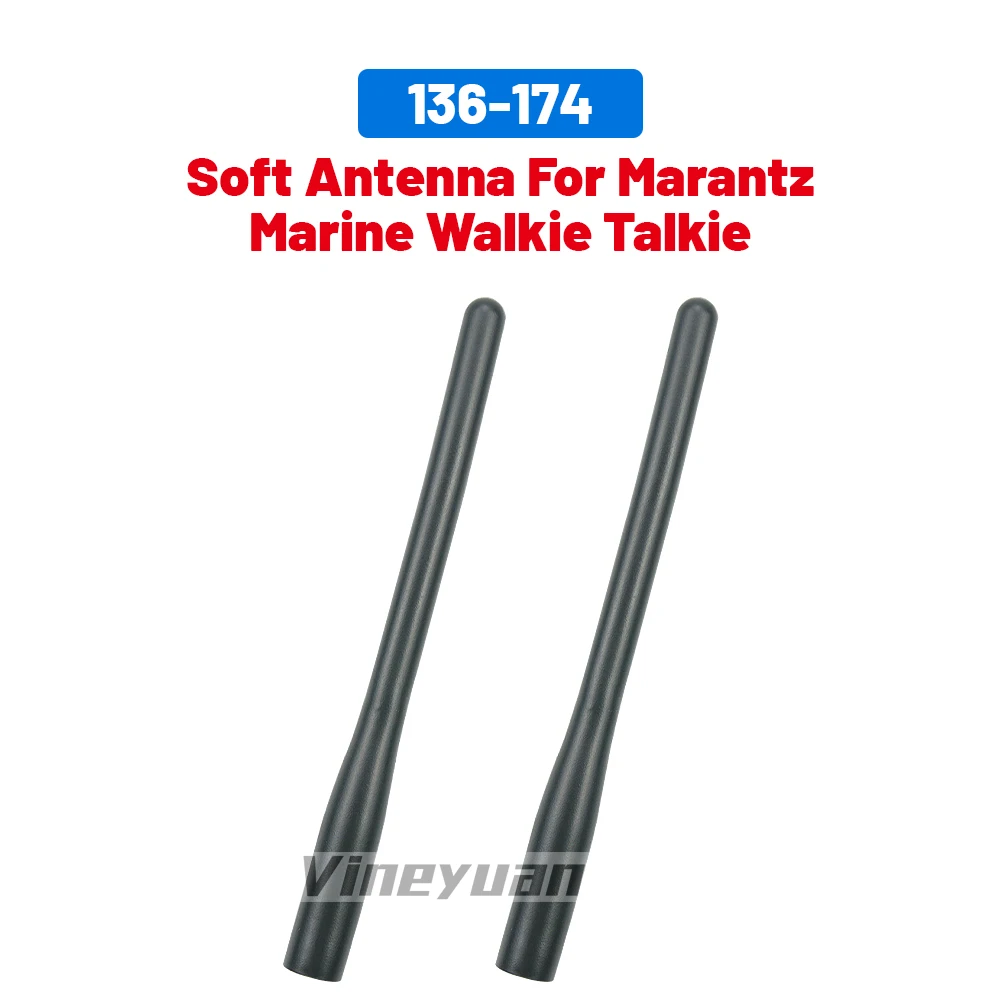 VHF Soft Rubber Antenna for Marantz STANDARD HORIZON HX270S  HX280S HX290 HX380 HX370S HX400IS HX370SAS Marine Walkie Talkie