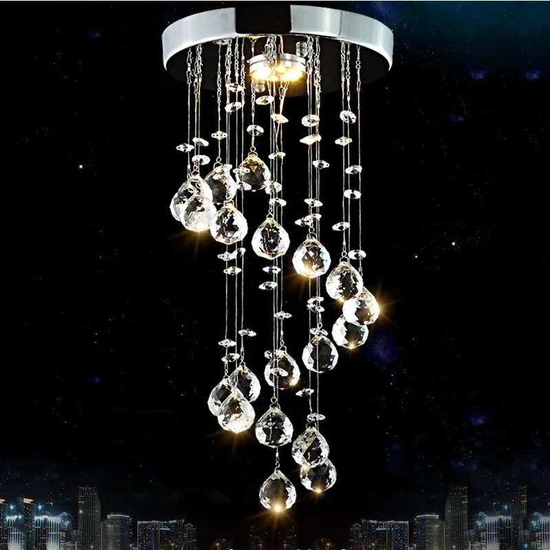 Modern Ceiling light Ring lustre LED  crystal  lights lamp Lighting Fixture  Lamp Crystal