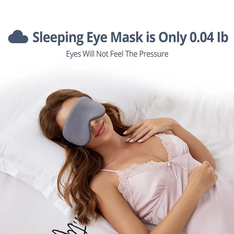 แผ่นปิดตาเพื่อการนอนหลับที่ผ้าปิดตา Relief ความเหนื่อยล้าของดวงตาแผ่นปิดตาที่ระบายอากาศได้สองด้านเหมาะกับทุกเพศ