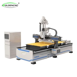 Cheap Atc Igoldencnc Cnc Router 1325 2030 2040 Automatic 3D Wood Carving Nesting Machine Woodworking Furniture Working working