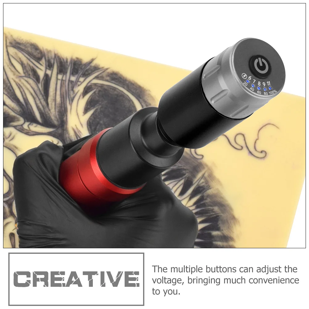 

Премиальный блок питания для тату-машинок из алюминиевого сплава с регулировкой напряжения, цифровым дисплеем и регулируемыми кнопками – надежный инструмент для тату-мастеров