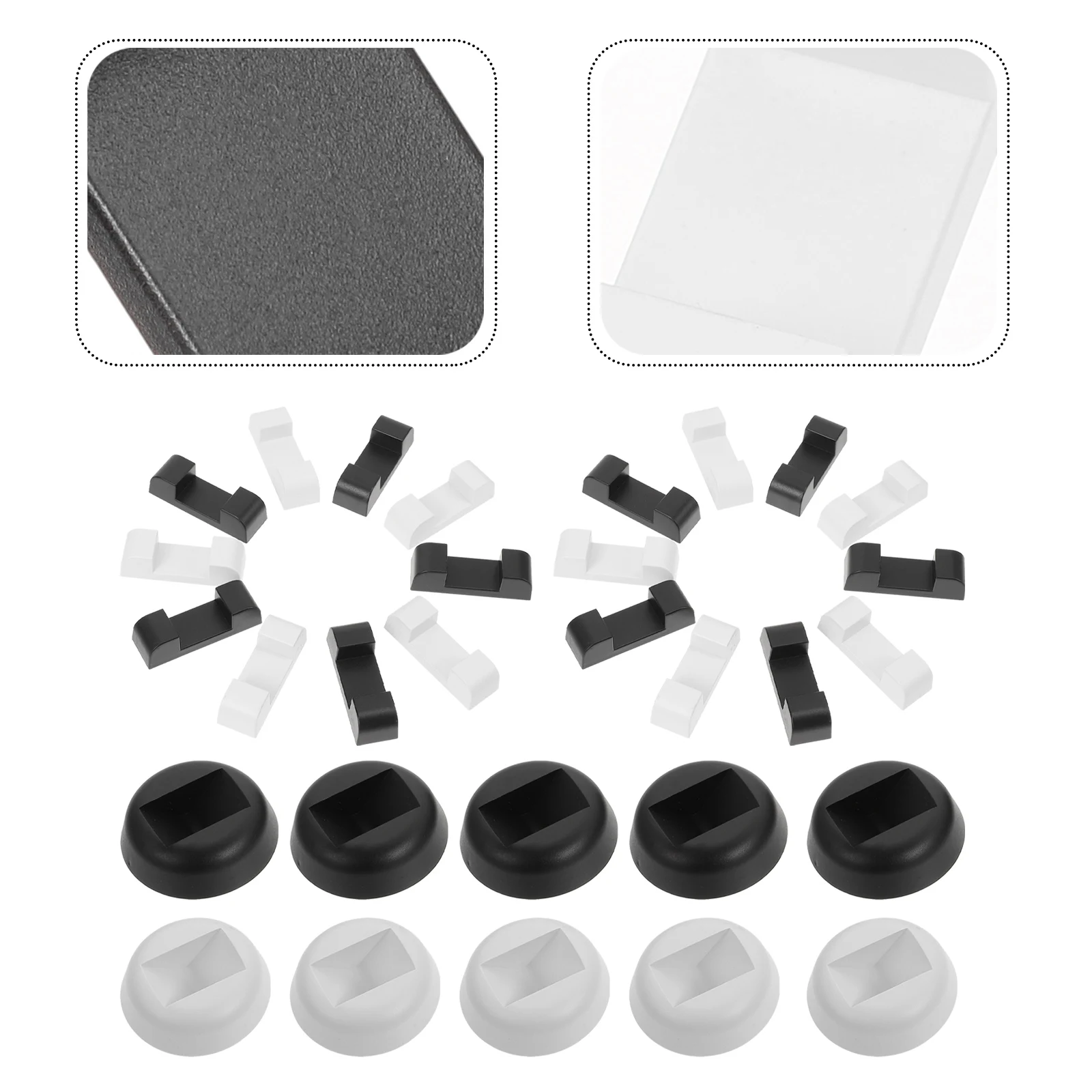 40 Pcs Jewelry Display St Durable Base Support High Grade Material Shop Suitable Rack Bases Packaging Box Display