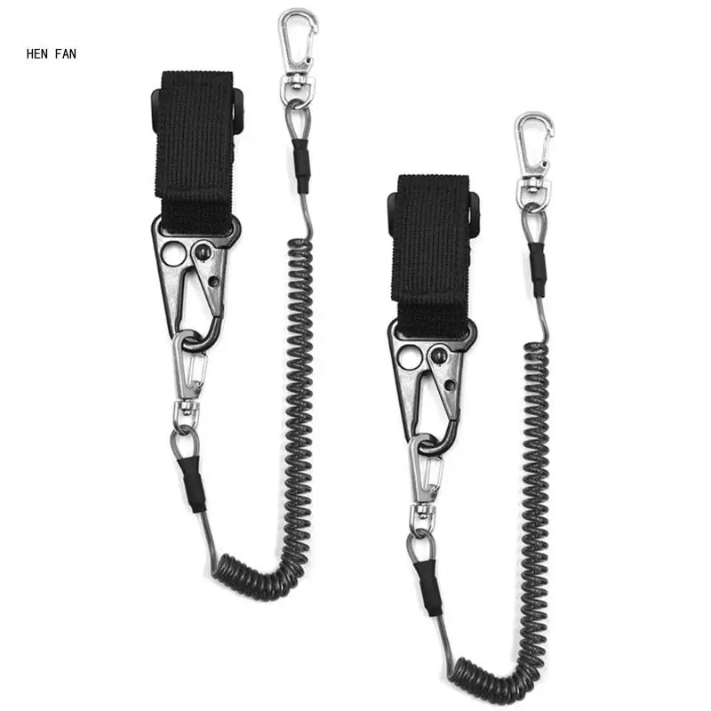 

1pc/2pcs Fishing Poles Tether with Lanyard Fishing Casting Rods Holder Belt M89D