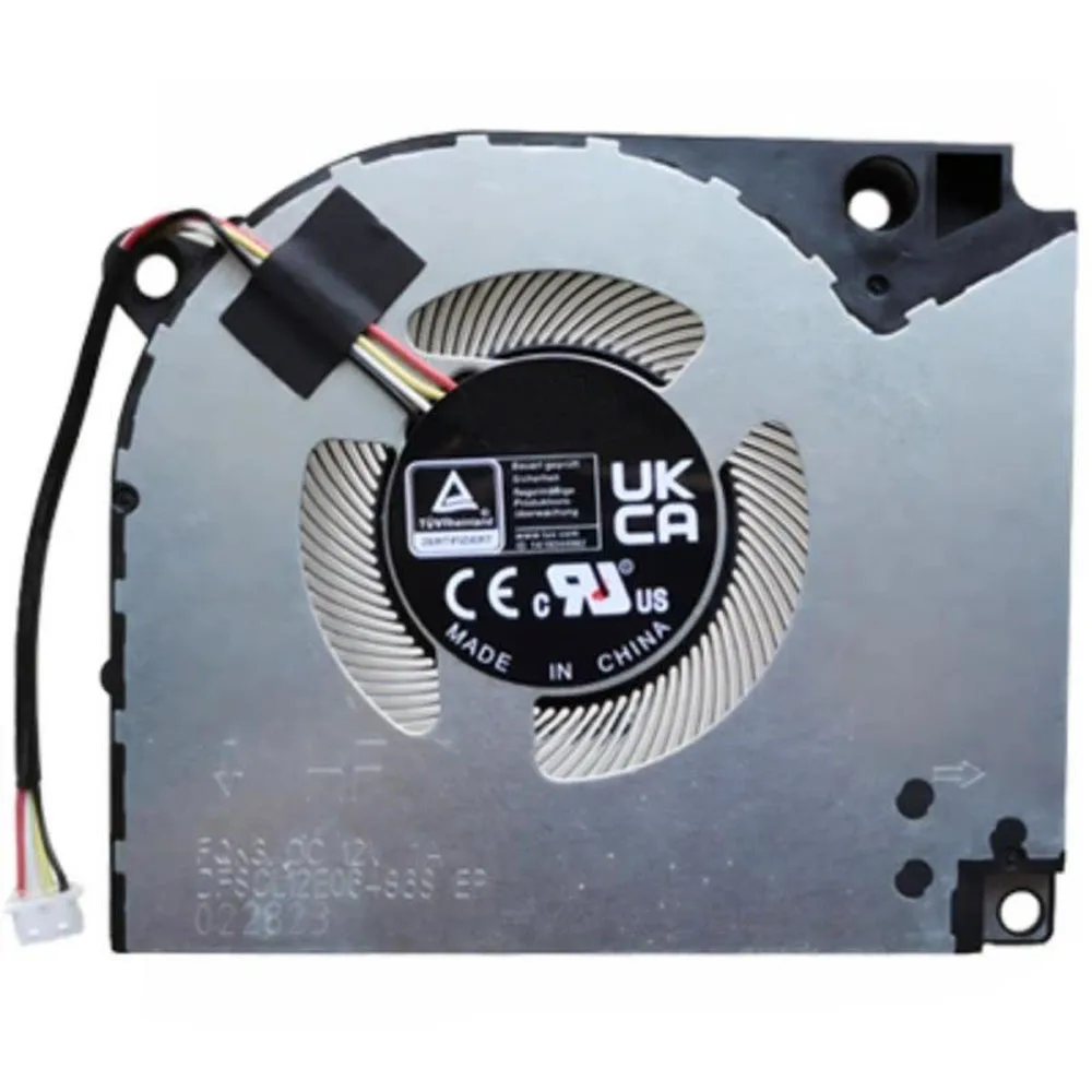 Laptop CPU GPU FAN For DFSCL12E16486S EP FQNW DFSCL12E06486S EP FQNX 4PIN DC12V 1A New DFSCL12E16486S-FQNW DFSCL12E06486S-FQNX
