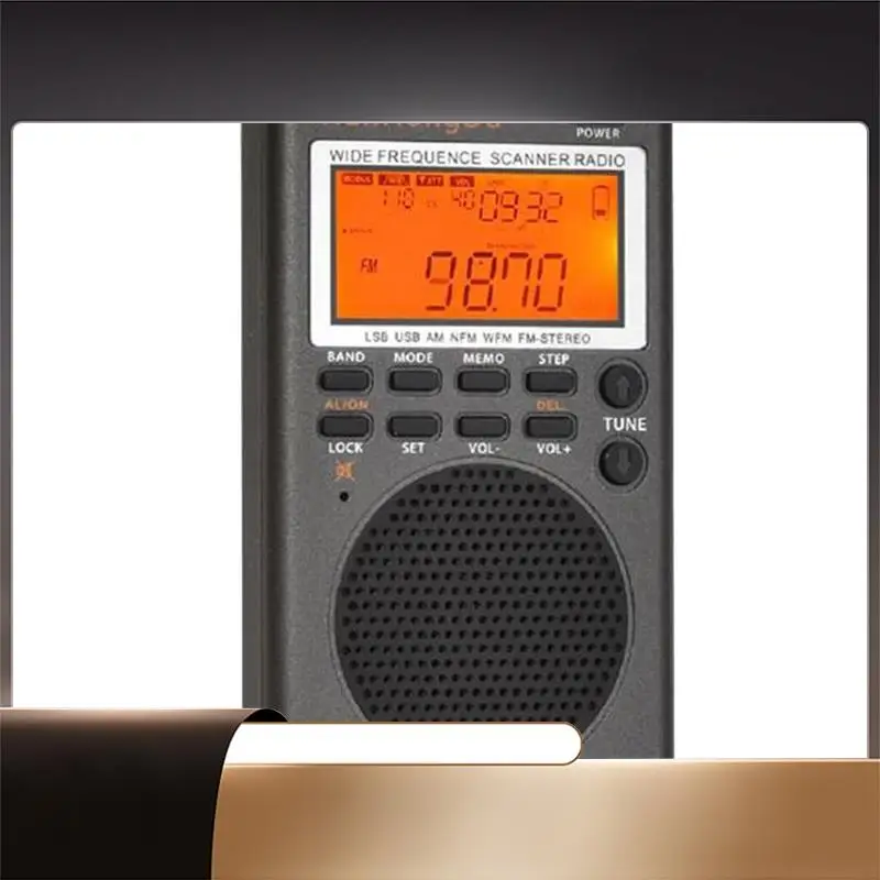 

Hanrongda Radio Parts FM/MW/SW/SSB/LSB/AIR/CB/VHF/UHF/UBD/WX Full-Band Mini Stereo Radio Receiver-X64A