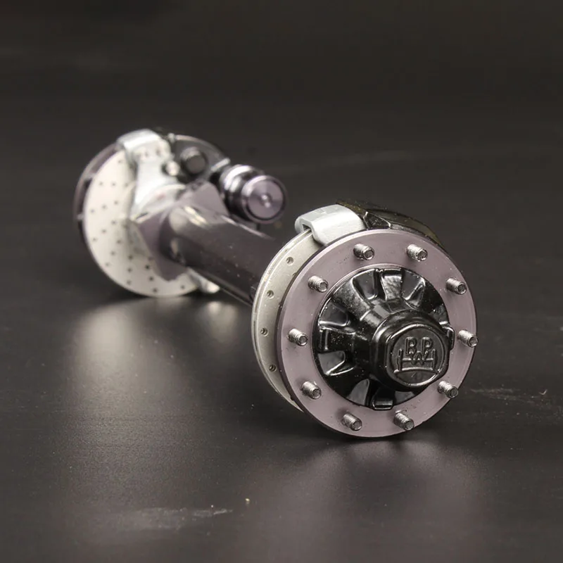 محور محمل محاكاة معدني بمقياس 1:14 لـ Tamiya مركبة يتم التحكم بها عن بُعد سكانيا 770S R620 فولفو بنز أروكس مان TGX ملحقات السيارة