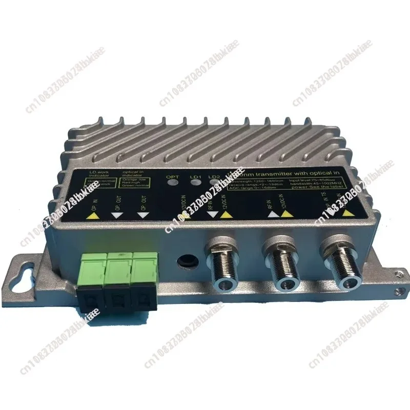 Mini 1550nm optical transmitter dual-channel 10dbm with power supply sc interface small optical transceiver module