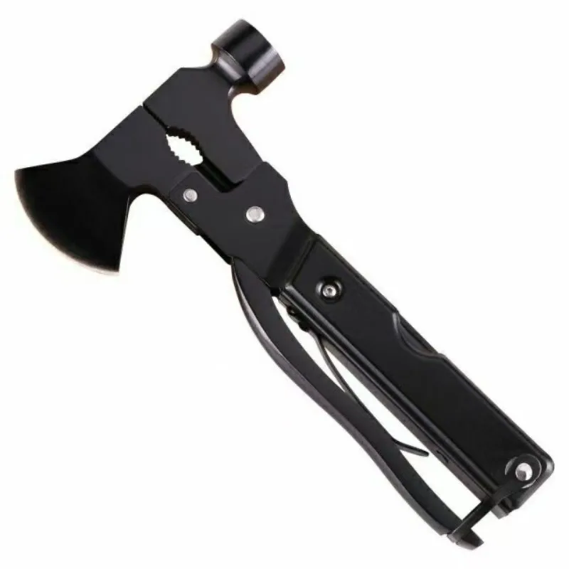 Car Window Breaking Safety Hammer Multifunctional Tool Combination Knife Pliers Folding Portable Axe