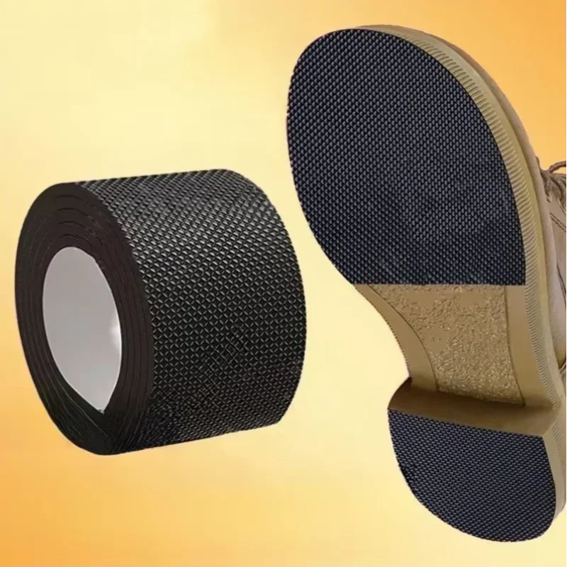 Selbstklebende Anti-Verschleiß-Schuhabsatzpolsterung, dicke, rutschfeste Sohlenaufkleber, geräuschdämpfendes Klebeband, verhindert Absatzabnutzung, Schuhzubehör – Detail 2