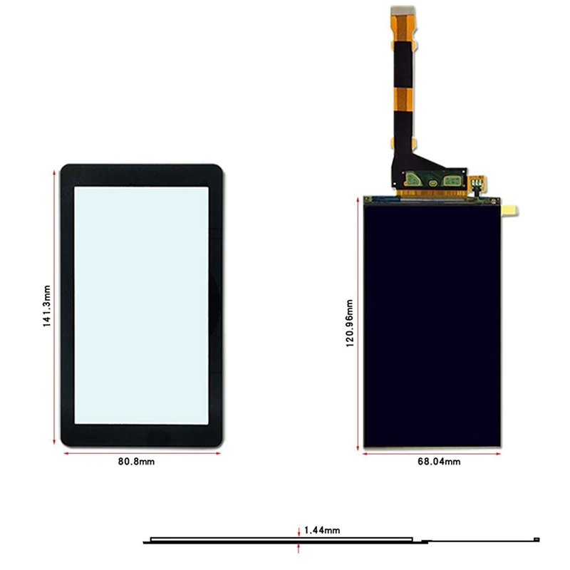 1440X2560หน้าจอ LCD 2K ขนาด5.5นิ้วความละเอียดสูงหน้าจอ LCD สำหรับ LD002R ครีเอทีฟ /elegoo mars/anycubic ไฟเบอร์ออปติกเครื่องพิมพ์3D