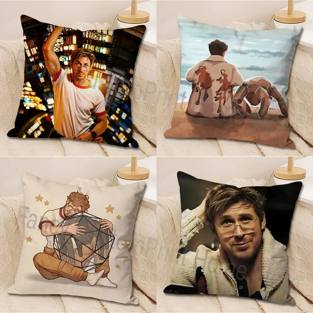

Ryan Gosling Project Hail Mary Celebrity Merchandise All-Match Printed Pillow Case Sofa Car Office Room Decoration Protector