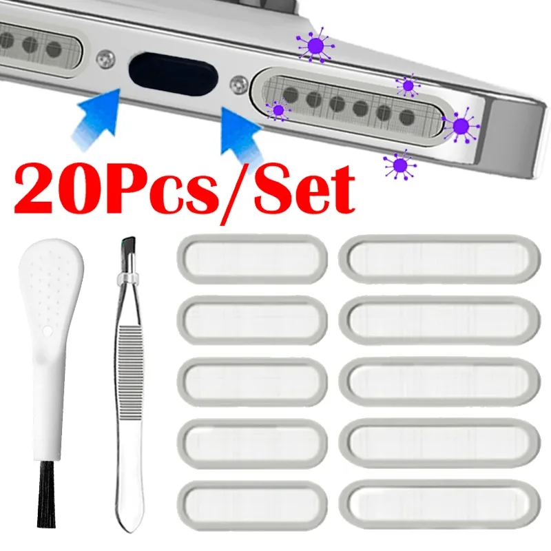 Универсальный динамик для мобильного телефона, пылезащитная сетка, наклейка типа C IOS, USB-порт для телефона, пылезащитная заглушка для IPhone, Samsung, Huawei, Xiaomi