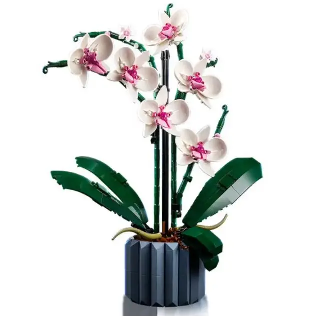 【セール中】蘭の花束ブロックフラワー鉢植えビルディングブロックセット 10311 レゴ互換粒子と互換性あり クリスマスギフトに最適