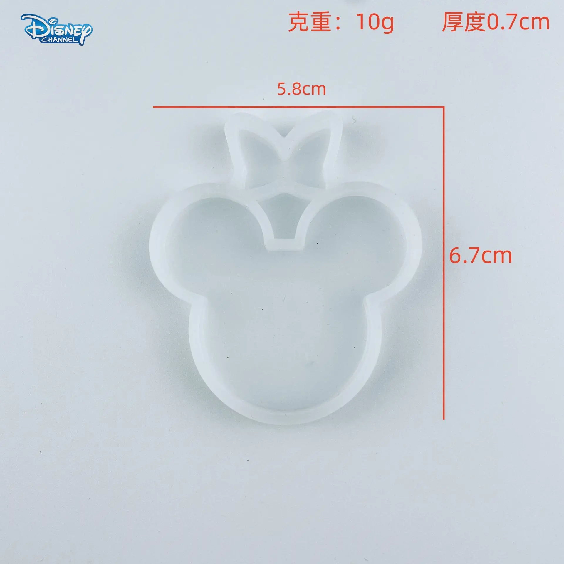 Disney Mickey Mouse Bow Silicone Mold diy Mickey Crafts Badge Clip Making Decorative Drip Molds