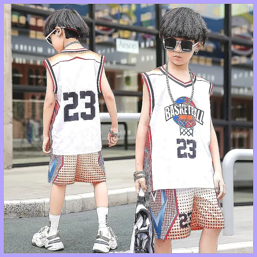 Custom Youth Basketball Soccer Shirt and Shorts Set
