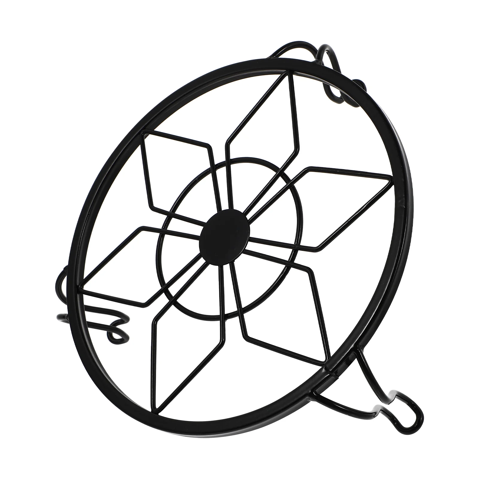 

1pc Iron Flower Stand Plant Pot Rack Holder Stands Support European Style Flowerpot Planter Decor Balcony Porch