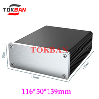 Tokban Audio 1105 116*50*139mm All Aluminium Headphone Amplifier Chassis Enclosure DIy Power Supply Case Shell Box