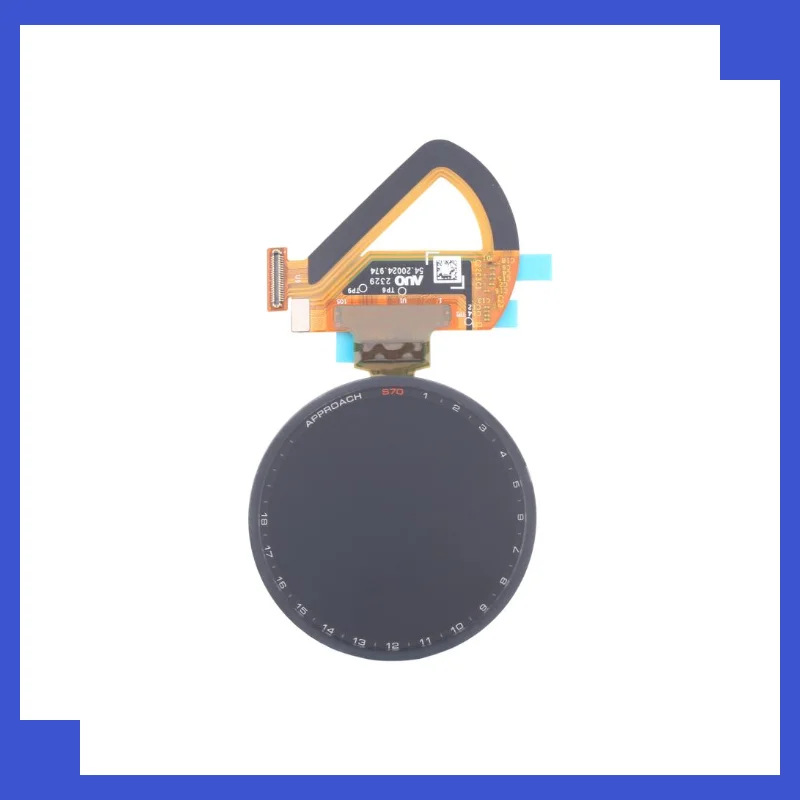 47mm LCD display ＆ Touch Screen Glass For Garmin Approach S70 （No Frame）