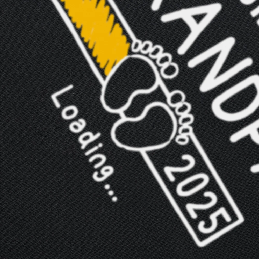 مضحك قريبا ليكون الجد 2025 تحميل تمت ترقيته إلى الجد 2025 100% تي شيرتات قطن الرجال عادية التي شيرت فضفاض الشارع الشهير تي شيرت #3