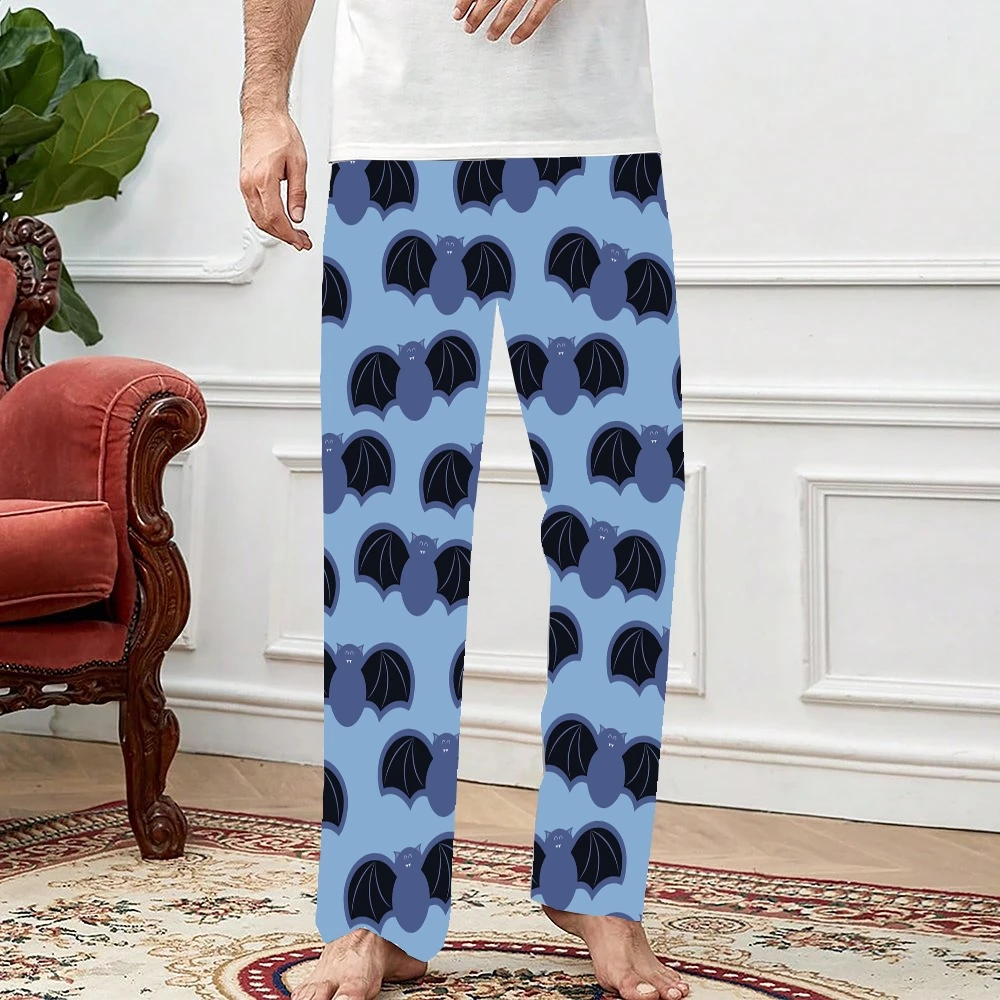 Bats Pattern Pajama Pants Mens Womens Lounge Pants Super Soft Unisex Sleep Pajama Bottoms with Pockets Drawstring