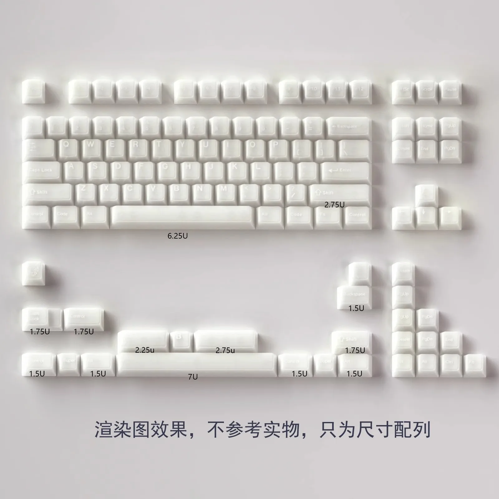 MiFuny Jade Theme Keycap Set PBT Dye-Sublimation Keyboard Caps 114keys Cherry Profile Key Cap for Mechanical Keyboard 61/87/75