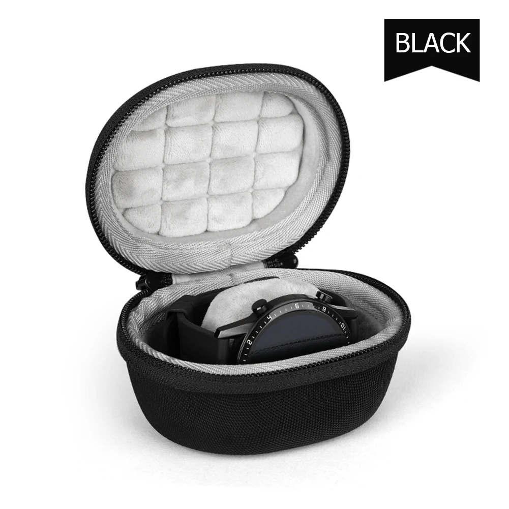 

Hard Carrying Case EVA Hard Shell Travel Storage Bag for Apple Watch Series 7 6 5 for Huawei Watch Fit 2 for Haylou RS4 Plus/GST