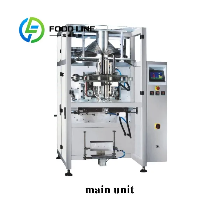 VFFS Granule Packaging Line Vertical Form Fill Seal System Form And Seal Bags In One Continuous Flow For Granule Packaging Needs