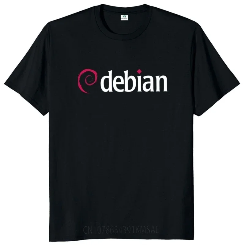 Debian Logo T Shirt Computer Program Code Geek Nerd Gift Short Sleeve Soft Unisex T-shirts