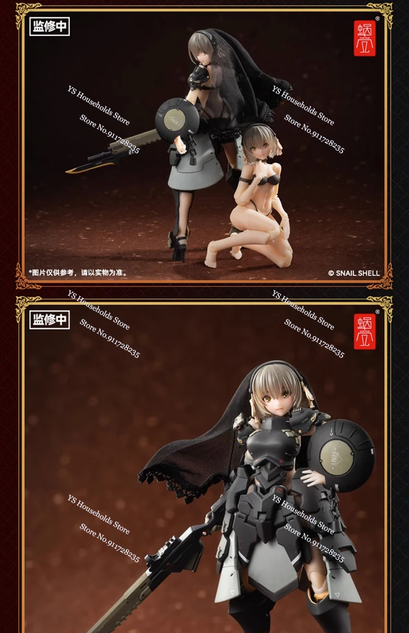 In Stock Original 1/12 Mobile Suit Girl Victoria Movable Action Figure Armored Double Body Accessories 6