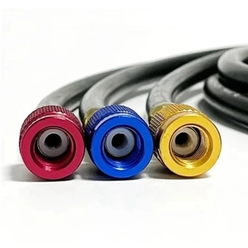 A39T-Air Conditioning Refrigerant Hose HVAC Manifolds Hose 4.92 Feet For R134A R410A R22 R502