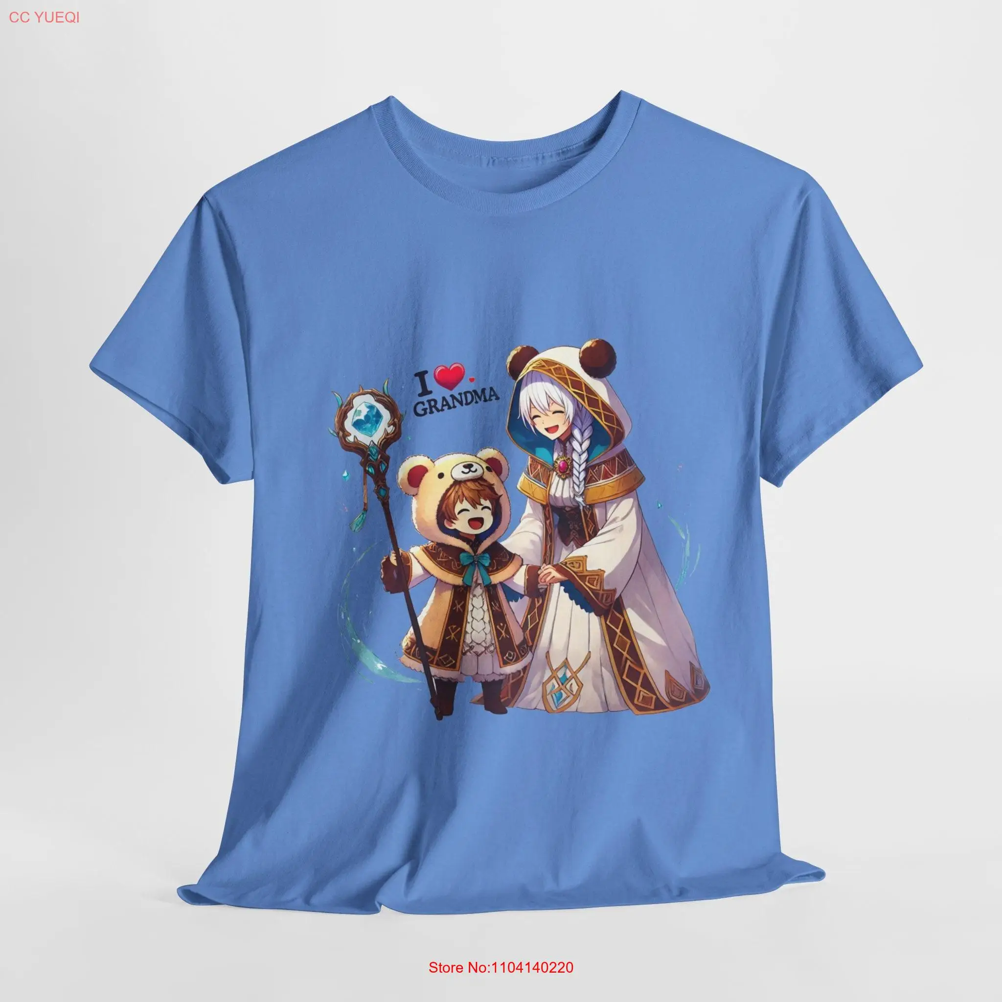 

Bear Hug Magic I Love You Grandma Halloween and Little Wizard T Shirt long or short sleeves