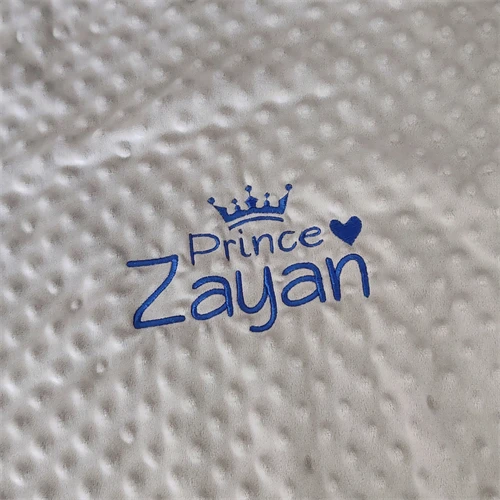 Gepersonaliseerde babydeken met naam voor pasgeboren jongens en meisjes Aangepaste Minky Fleece peuter wieg kinderwagen deken verjaardagscadeau