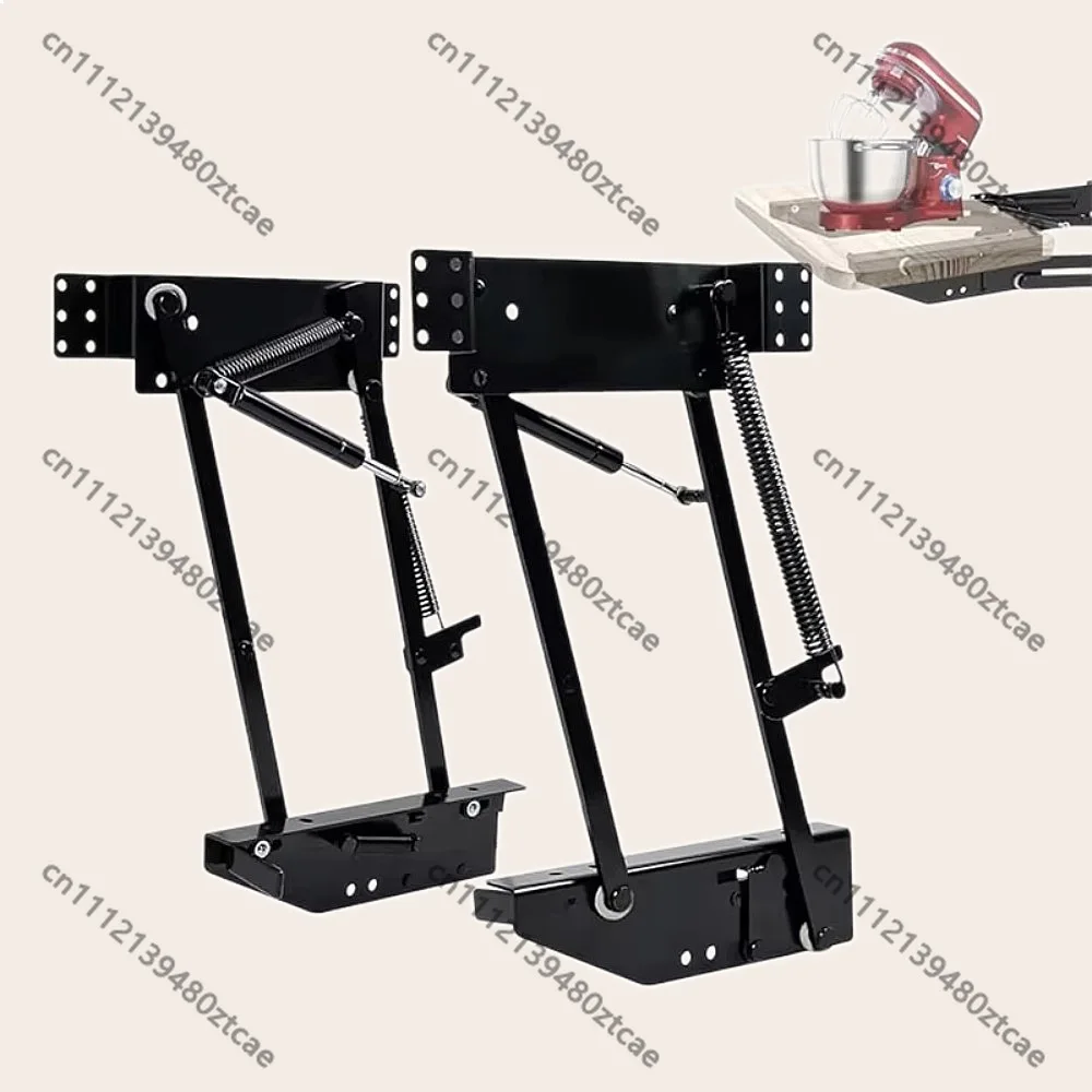 Heavy Duty Hydraulic Lift Hinge Kitchen Cabinet Concealed Spring Support