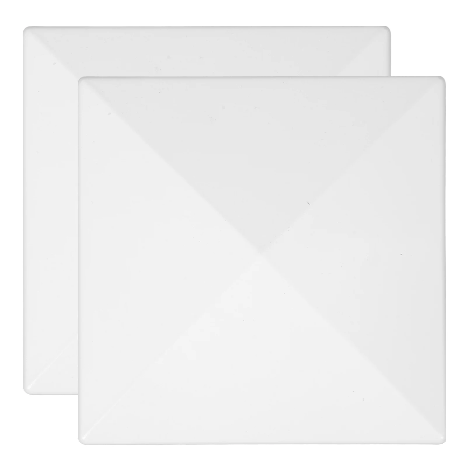 

2pcs Fence Post Caps 5 Inch ABS Plastic Repair Cover Mailbox Posts Topper Fencing Gate Garden Supplies