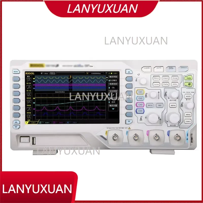 DS1102Z-E 100MHz Dual Channel Digital Oscilloscope High Performance with 7-inch TFT LCD Screen and 2 Probes