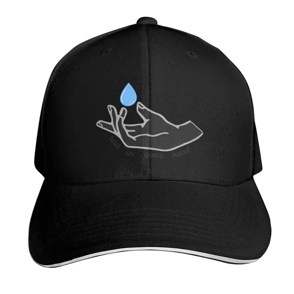 Tear in Your Hand - Tori Amos Song Lyric Baseball Cap Sun Protection UPF 50+ Breathable Mesh Back Adjustable Buckle Closure