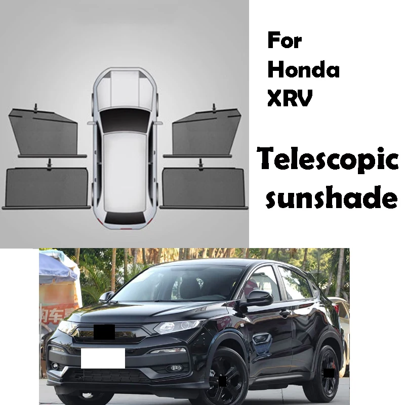 

For Honda XRV 2021 2022 Sunshade Scalable Automatic Portable Sunscreen Heat Insulation Car Accessories