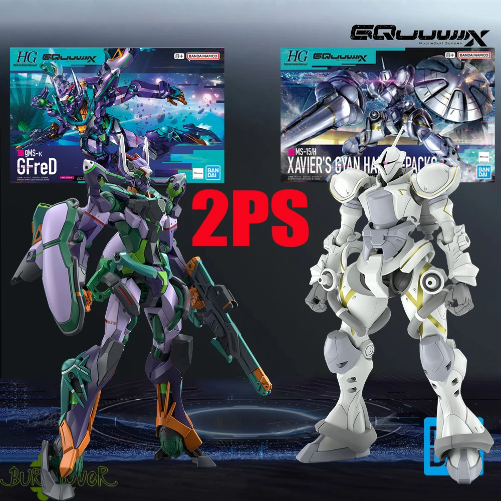 Disponibile BANDAI HG Mobile suit Gundam GQuuuuuuX GFreD gMS-XAVIER'S GYAN HAKUJL-PACKS Figure Giocattoli da collezione di alta qualità