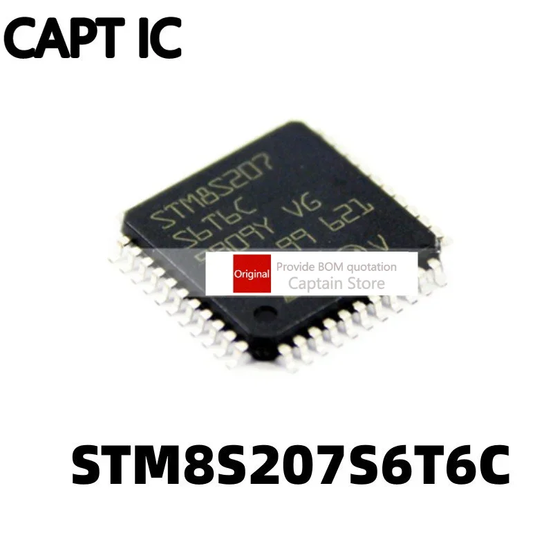 5PCS STM8S207S6T6C LQFP44