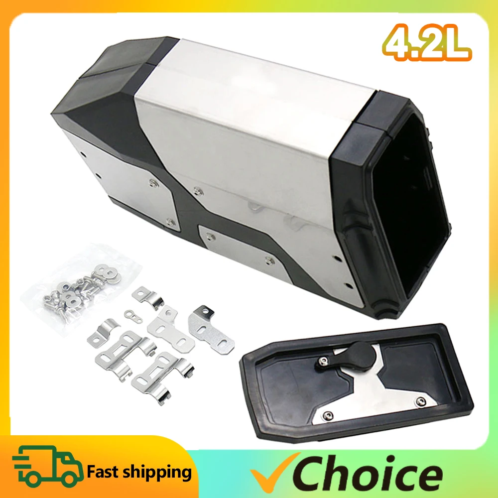 Motorcycle Tool Box Waterproof Left Side Toolbox Case 4.2L Inner Bag for BM W R1250GS R1200GS LC & Adventure 2002 2008 2018