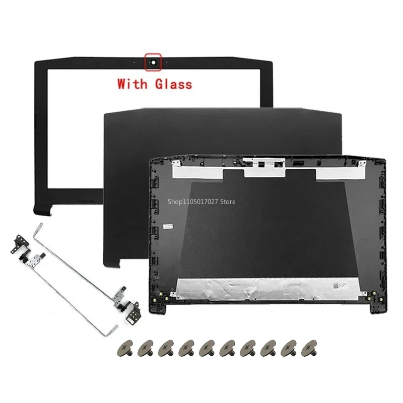 New Laptop Case For Acer Nitro 5 AN515-42 AN515-41 AN515-51 AN515-52 AN515-53 N17C1 LCD Back Top Cover/Front Bezel/Hinges/Screws