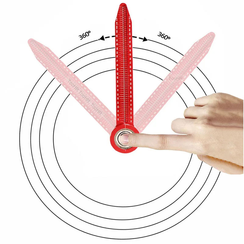 Woodworking Drawing Compass Circular Drawing Tool Hole Ruler High precision Woodworking Scribe Gauges Marking Measurement Tool