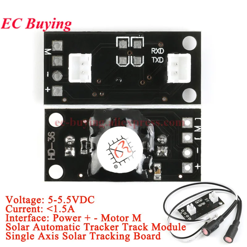 1Pc-2Pcs Solar Automatic Tracker Track Module Single Axis Solar Tracking Board Search Light Solar-powered Tracking Board HD-36