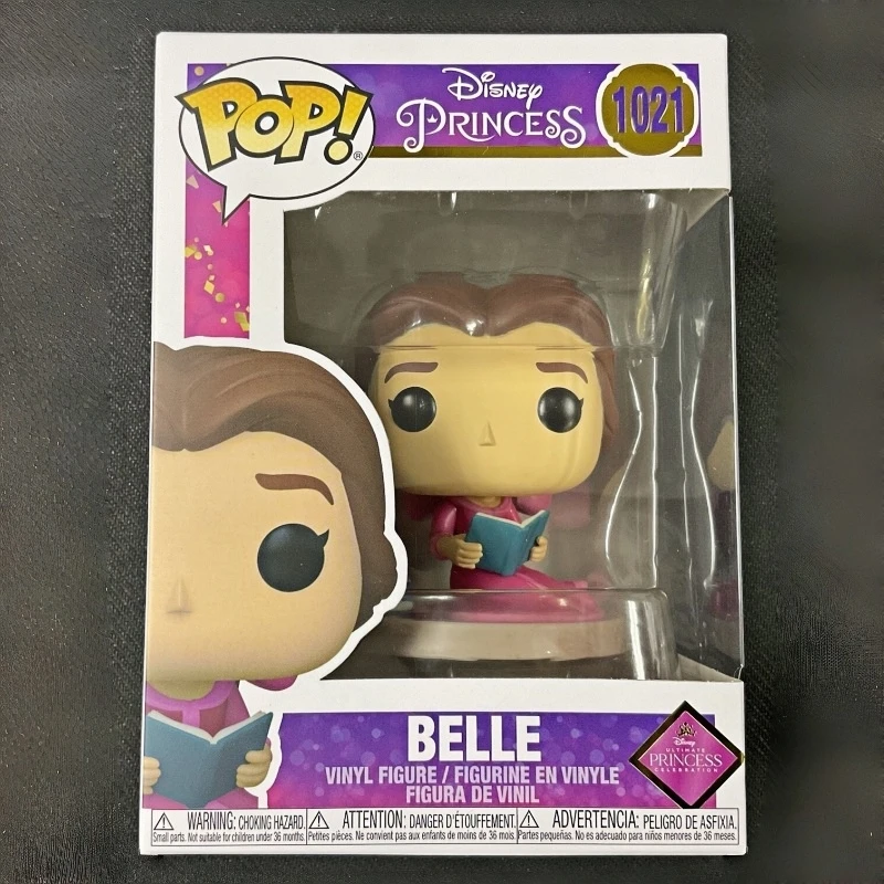 

Funko POP Disney Princess Original Collectible Action Figure Rapunzel Ariel Belle Anime Model Toys Gift for Boys Girls