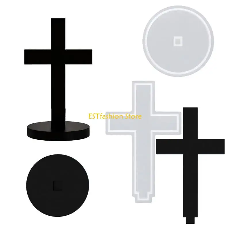 Y5GC Premium Silicone Mold For Crosses Crafts For Art Designers And Hobbyists