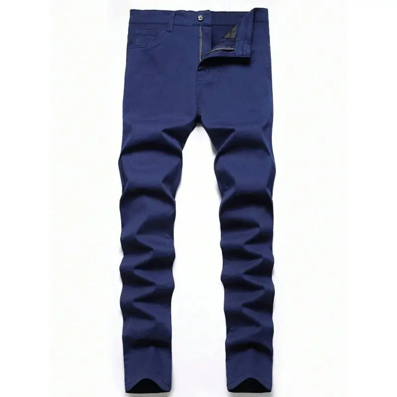 

Men's Stretch Suit Pants Elastic Casual Trousers Loose Fit Winter Collection Large Size Non-Brand Registered Trademark