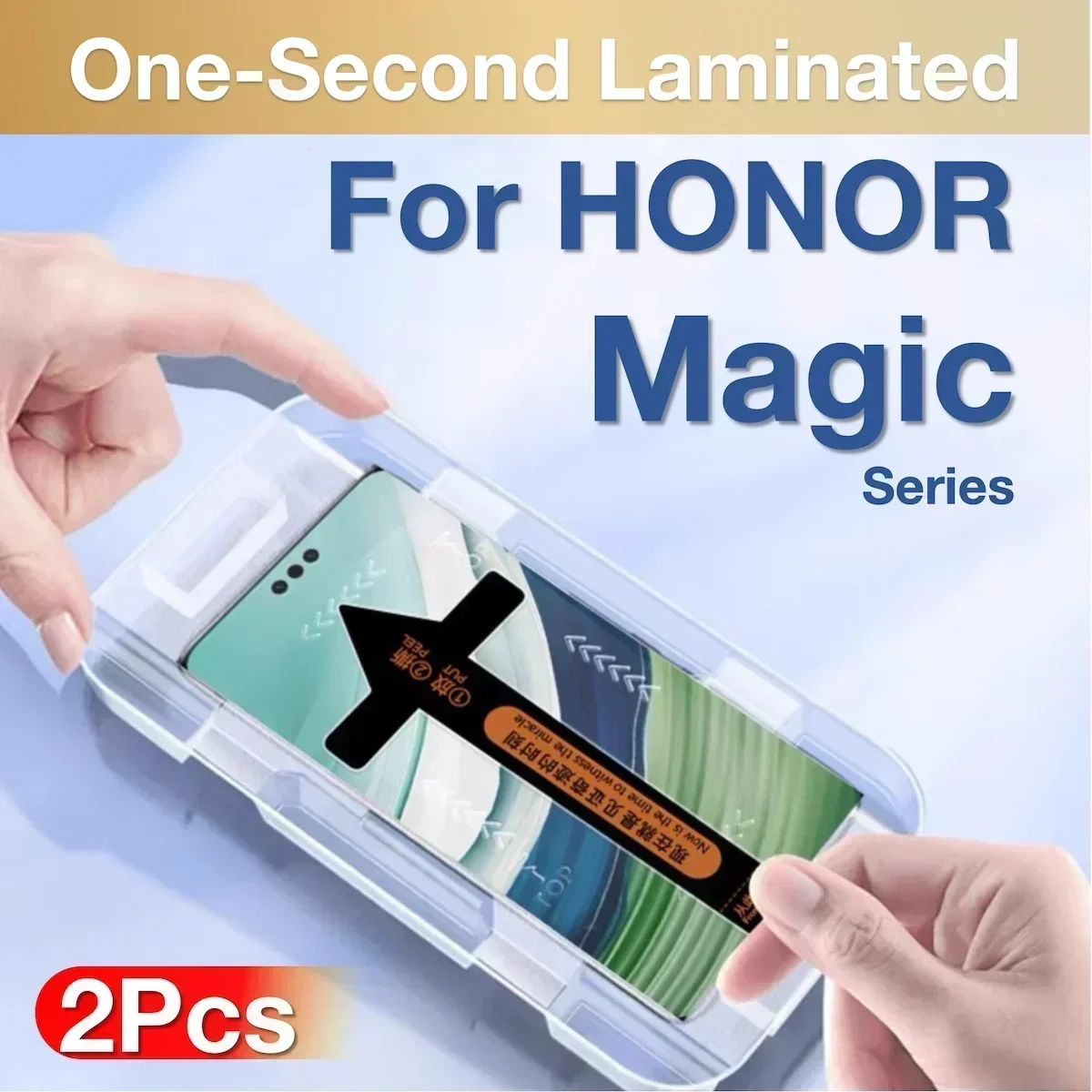 2PCS for HONOR Magic 6 5 4 3 Pro Magic6 Magic5 Magic4 Magic3 Toughened Glass Screen Protector Protective Film with Install Kit