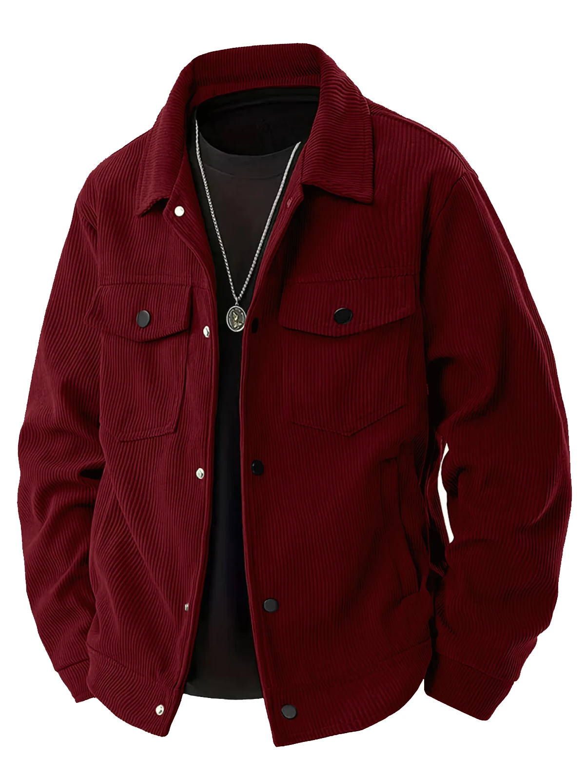 Мужской вельветовый пиджак, одинарный ретро стираный вельветовый повседневный костюм из 100% хлопка, мужской модный свободный пиджак, одинарный пиджак